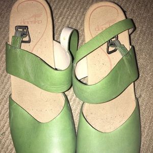 Dansko Green Clogs Size 41 Euro